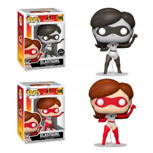 Lot 2 Figurines Funko Pop / Elastigirl N°1508 / Les Indestructibles / Disney ( 1 B&W Chase + 1 Normal )