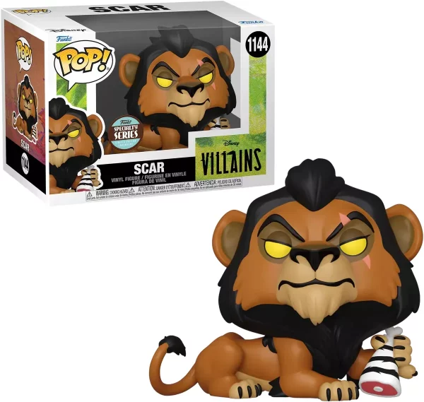 Figurine Funko Pop / Scar N°1144 / Le Roi Lion / Disney / Funko Spécial édition Figurine Funko Pop / Scar N°1144 / Le Roi Lion / Disney / Funko Spécial édition