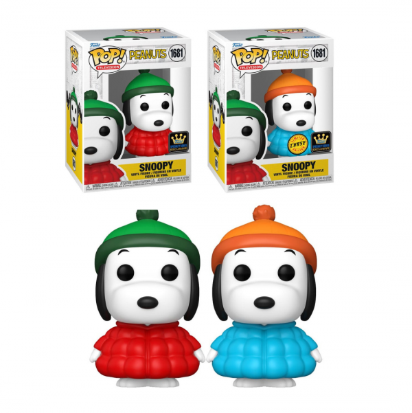 Lot 2 Figurines Funko Pop / Snoopy N°1681 / Peanuts / Specialty Series où Spécial édition ( 1 Chase + 1 Normal )