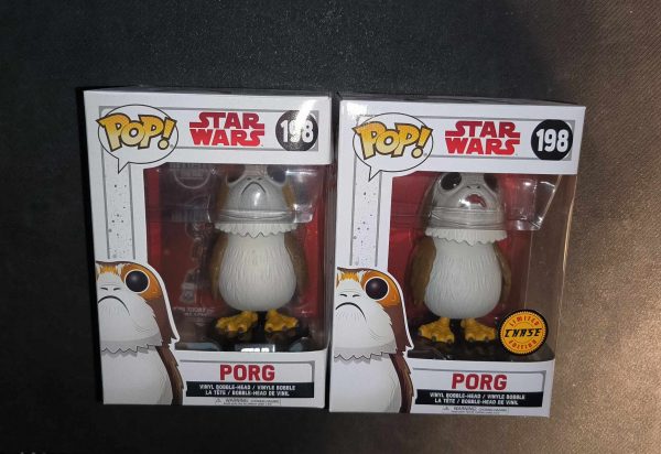 Lot 2 Figurines Funko Pop / Porg N°198 / Star Wars / ( 1 Chase + 1 Normal ) Lot 2 Figurines Funko Pop / Porg N°198 / Star Wars / ( 1 Chase + 1 Normal )