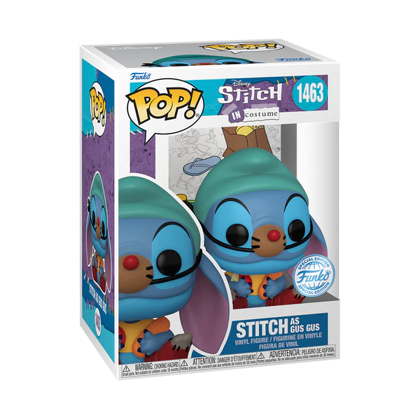 Figurine Funko Pop / Stitch As Gus Gus N°1463 / Disney / Funko Spécial édition Figurine Funko Pop / Stitch As Gus Gus N°1463 / Disney / Funko Spécial édition
