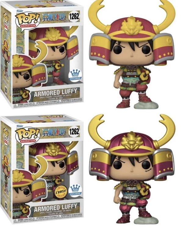 Lot 2 Figurines Funko Pop / Armored Luffy N°1262 / One Piece / Funko Exclusive ( 1 Chase + 1 Normal ) Lot 2 Figurines Funko Pop / Armored Luffy N°1262 / One Piece / Funko Exclusive ( 1 Chase + 1 Normal )