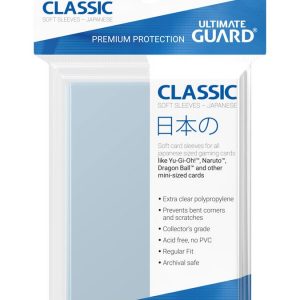 1 Pack de 100 Sleeves Ultimate Guard Classic (Format Japonais)