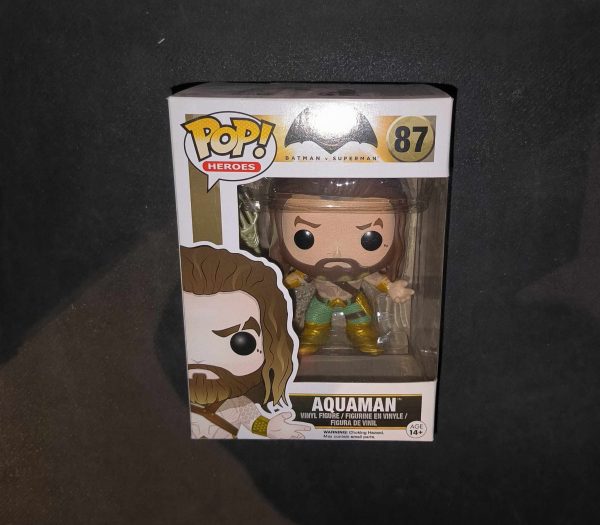 Figurine Funko Pop / Aquaman N°87 / Batman Vs Superman / Dc Comics