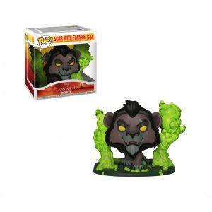 Figurine Funko Pop Deluxe / Scar With Flames 544 / Le Roi Lion / Disney / Funko Spécial édition