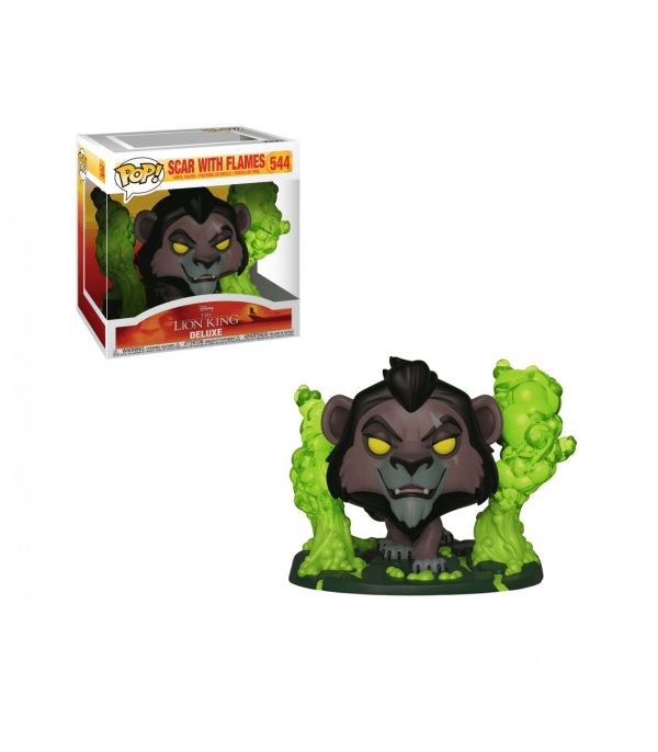 Figurine Funko Pop Deluxe / Scar With Flames 544 / Le Roi Lion / Disney / Funko Spécial édition Figurine Funko Pop Deluxe / Scar With Flames 544 / Le Roi Lion / Disney / Funko Spécial édition
