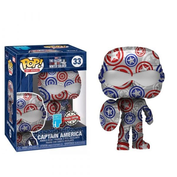 Figurine Funko Pop / Captain America N°33 / Marvel / Spécial édition