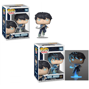 Lot 2 Figurines Funko Pop / Sung Jinwoo N°1982 / Solo Leveling ( 1 Glow Chase + 1 Normal )