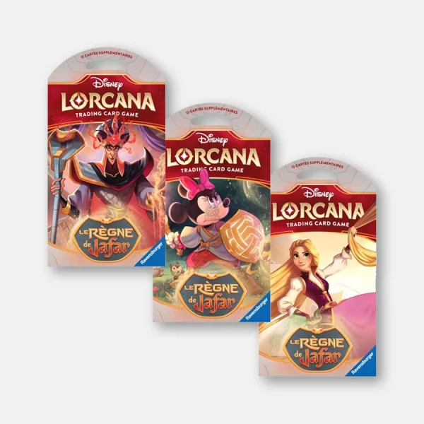 Lot 3 Booster Blister "Artset" Lorcana Disney / Chapitre 8 / Français / Neuf Scellé !