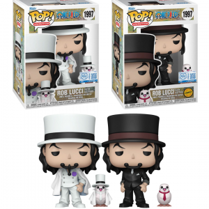 Lot 2 Figurines Funko Pop / Rob Lucci N°1997 / One Piece / Funko Spécial édition ( 1 Chase + 1 Normal )