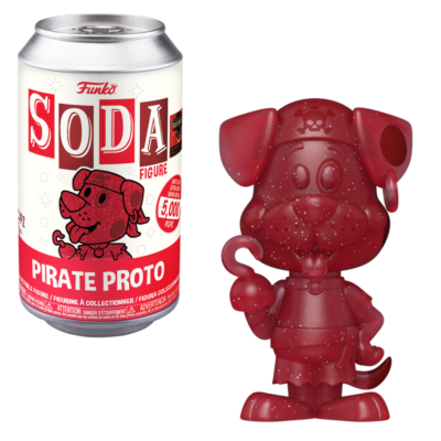 Figurine Funko Soda / Pirate Proto 5000 Pcs Rouge / Funtastic Voyage Limited Edition Figurine Funko Soda / Pirate Proto 5000 Pcs Rouge / Funtastic Voyage Limited Edition