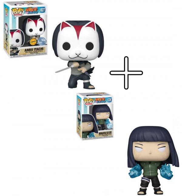 Lot 2 Figurines Funko Pop / Anbu Itachi N°1027 "Chase" & Hinata N°1339 / Shippuden Lot 2 Figurines Funko Pop / Anbu Itachi N°1027 "Chase" & Hinata N°1339 / Shippuden