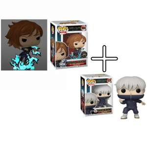 Lot 2 Figurines Funko Pop / Nobara "Glow Chase" N°1884 & Toge N°1375 / Jujutsu Kaisen