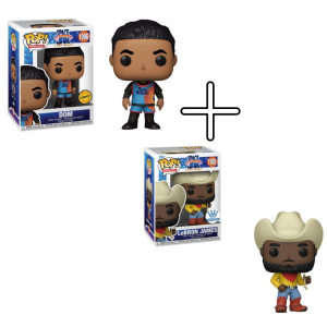 Lot 2 Figurines Funko Pop / Dom "Chase" N°1086 & Lebron James N°1185 / Space Jam