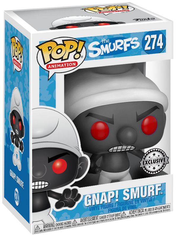 Figurine Funko Pop / Gnap! Gris Smurf N°274 / The Smurfs "Les Schtroumpfs" / Exclusive Figurine Funko Pop / Gnap! Gris Smurf N°274 / The Smurfs "Les Schtroumpfs" / Exclusive