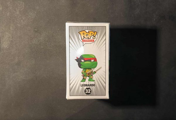 Figurine Funko Pop / Leonardo N°32 / Les Tortues Ninja / Px Exclusive / Boîte Abimée