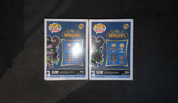 Lot 2 Figurines Funko Pop / Illidan N°1101 / World Of Warcraft (1 Glow Chase + 1 Normal)