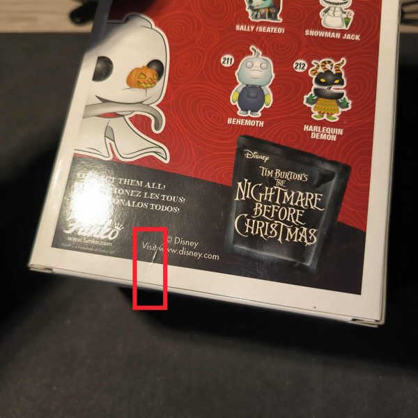 Figurine Funko Pop / Zero With Bone N°336 / L’Etrange Noël de Monsieur Jack / Disney