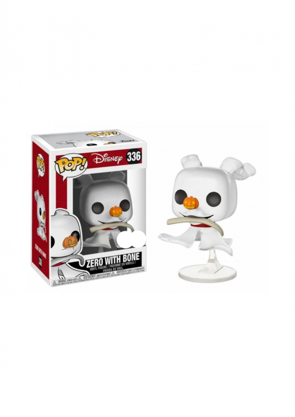 Figurine Funko Pop / Zero With Bone N°336 / L’Etrange Noël de Monsieur Jack / Disney