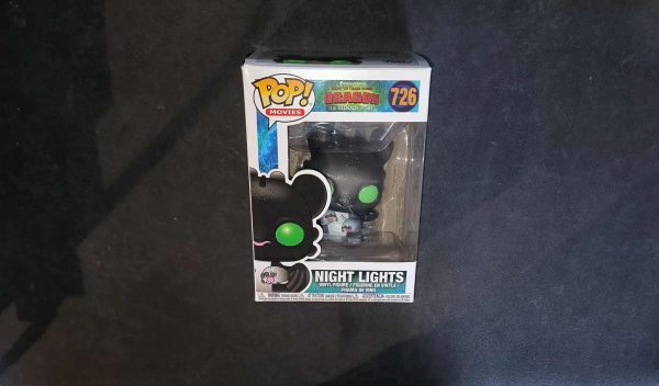 Figurine Funko Pop / Night Lights "Vert" N°726 / Dragon / Dreamworks