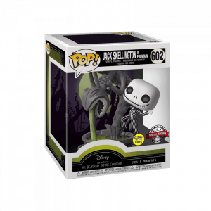 Figurine Funko Pop Deluxe / Jack Skellington In Foutain N°602 / L'étrange Noël de Mr. Jack / Disney / Glows In The Dark Spécial édition