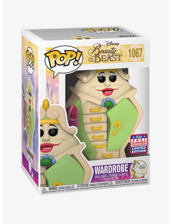 Figurine Funko Pop / Wardrobe N°1067 / La Belle et La Bête / Disney / 2021 Summer Convention
