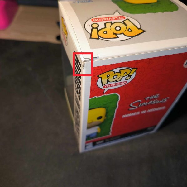 Figurine Funko Pop / Homer In Hedges N°1252 / The Simpsons / Entertainment Earth Exclusive