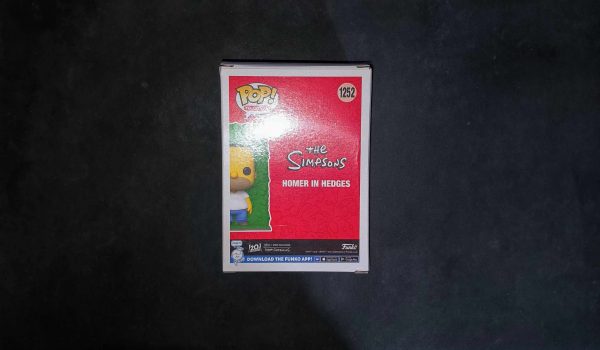 Figurine Funko Pop / Homer In Hedges N°1252 / The Simpsons / Entertainment Earth Exclusive