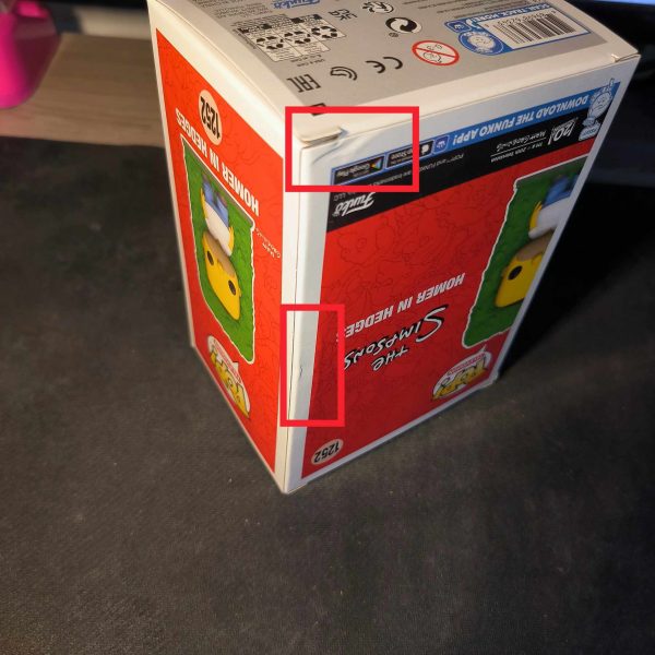 Figurine Funko Pop / Homer In Hedges N°1252 / The Simpsons / Entertainment Earth Exclusive