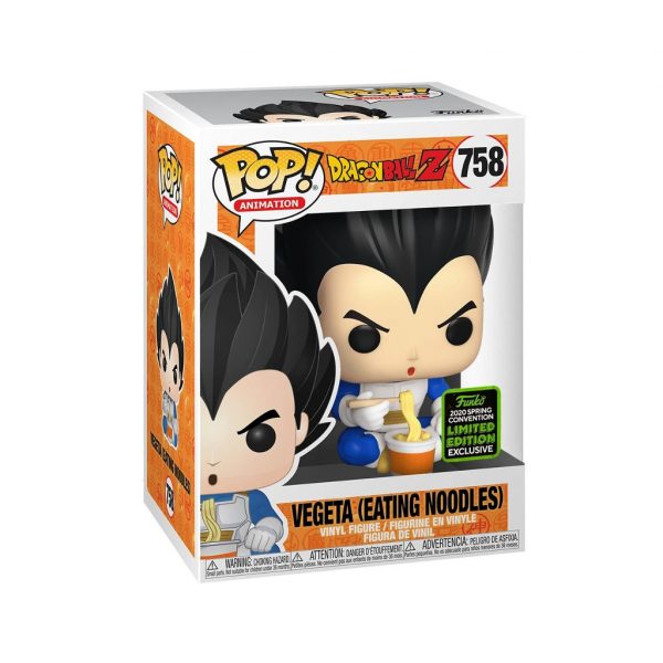 Figurine Funko Pop / Vegeta (Eating Noodles) N°758 / Dragon Ball Z / 2020 Spring Convention